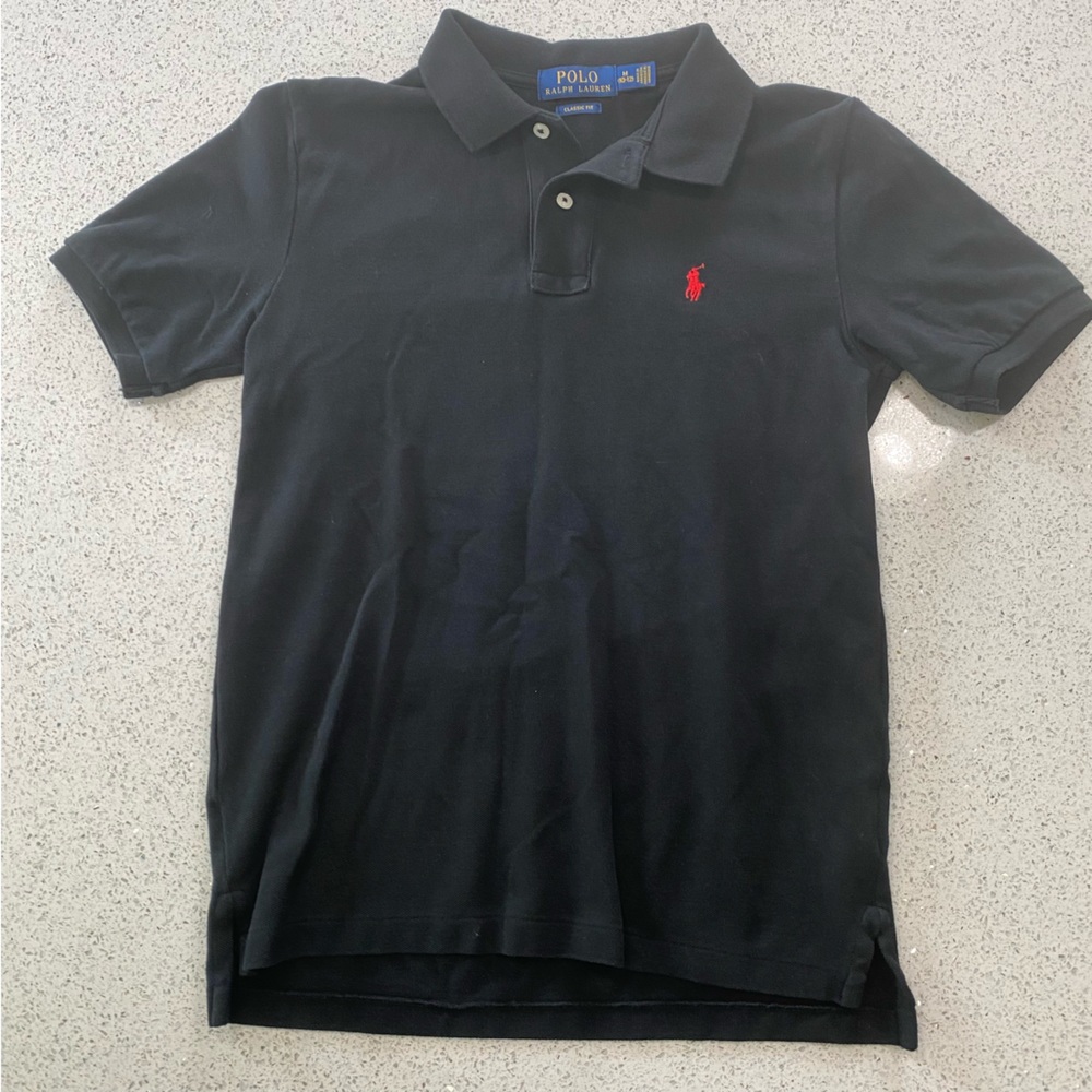 POLO Ralph Lauren Short Sleeve Polo Shirt- Size M (10-12)